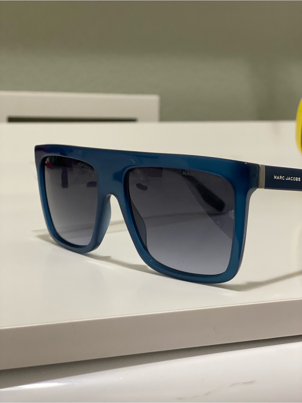 Marc Jacobs Men's Teal Square-Frame Sunglasses